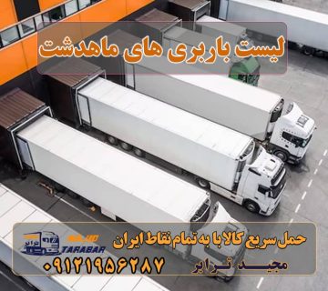 لیست باربری های ماهدشت خدمات باربری در ماهدشت کرج لیست بهترین باربری ها ماهدشت کرج باربری ماهدشت + بیمه رایگان باربری در ماهدشت ۰۲۶۳۶۶۳۱۳۳۳ حمل بار و اتوبار-وانت نیسان خاور باربری ماهدشت کرج شهروند بار | باربری ماهدشت اتوبار در ماهدشت کرج ، وانت بار، جابجایی اثاثیه و حمل بار لیست باربری های کرج به شهرستان اتوبارها+ تعرفه انواع خدمات باربری، حمل بار و اسباب کشی در ماهدشت باربری محدوده شهرک صنعتی ماهدشت کرج حمل اثاثیه منزل از کرج به شهرستان تلفن دفتر کرج و ماهدشت تماس : ۰۲۶۳۶۶۳۱۳۳۳ ۰۹۱۲۶۶۳۴۵۵۳ ارسال بار به شهرستان حمل بار بین شهری حمل کالا با مجیدترابر حمل اثاثیه منزل باربری در تهران مجیدترابر مجیدبار